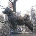 Outdoor Garden Ornament garden large lovely bronze brass dog statues